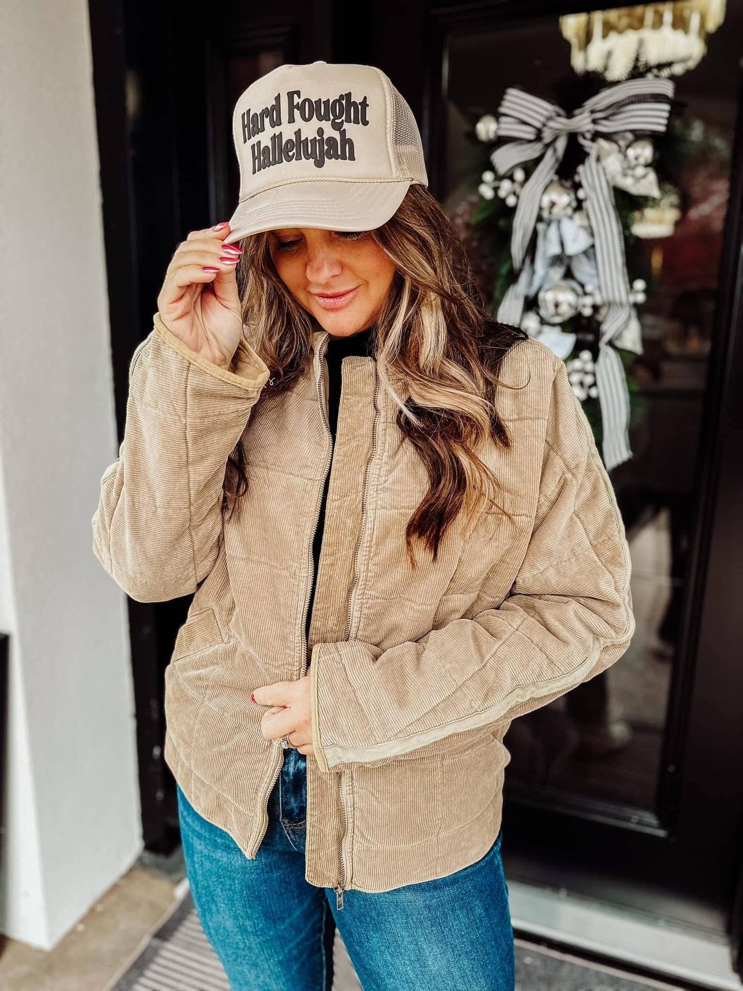 Hard Fought Hallelujah Trucker Hat – Southern Faith & Grit