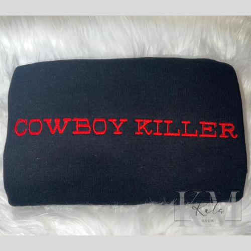 Cowboy Killer Embroidered Sweatshirt