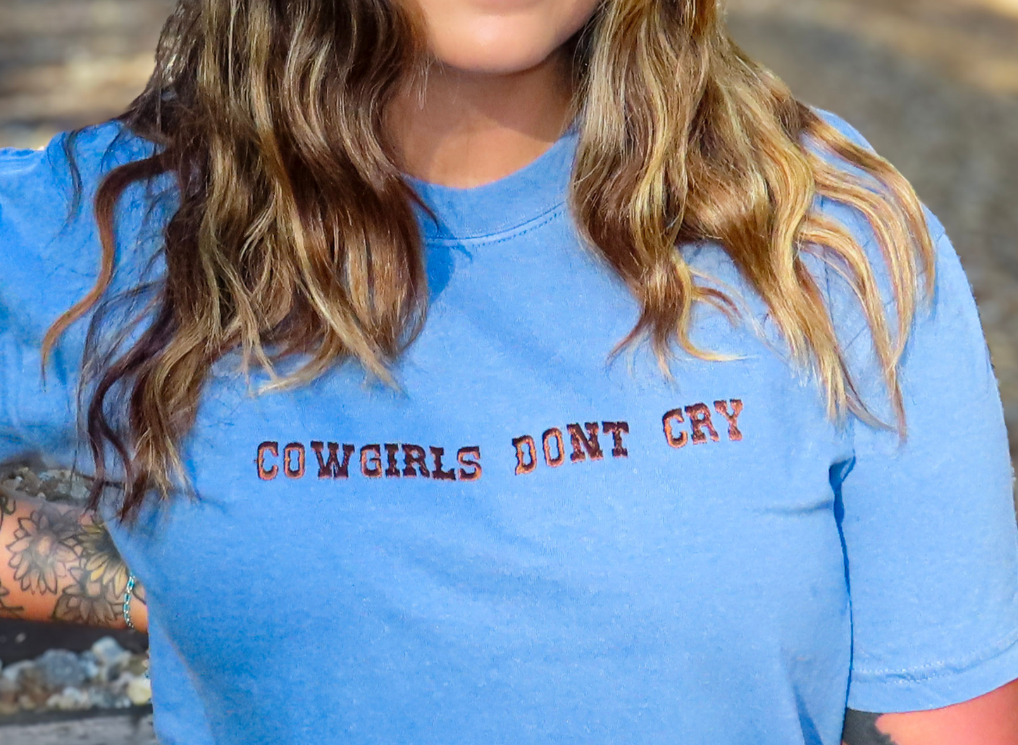 Cowhide Blues Tee