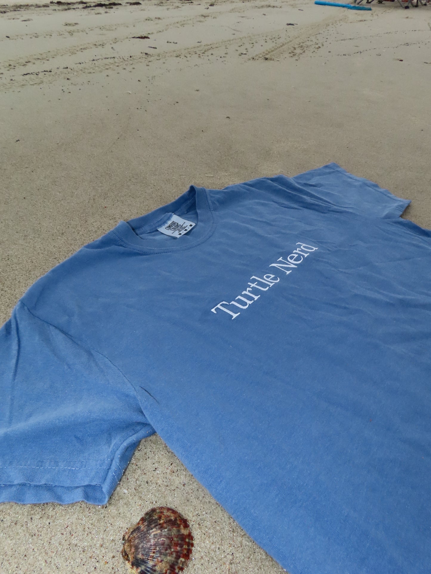 Turtle Nerd Embroidered T-Shirt – Preppy Animal Tee for Nature Lovers