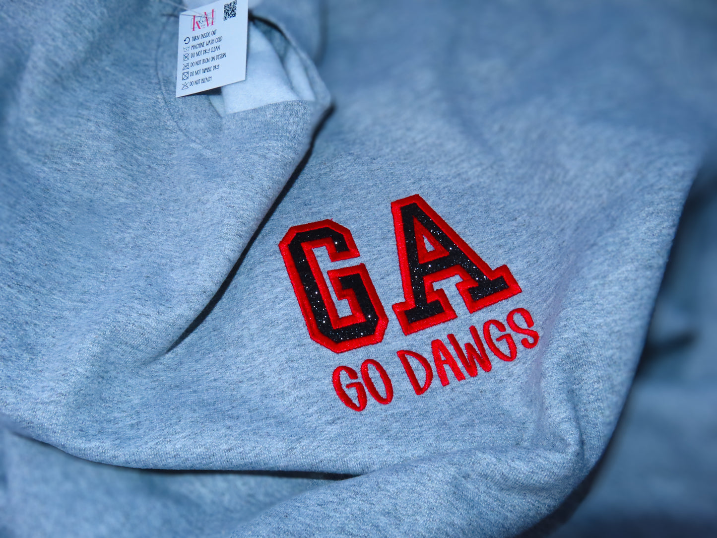 Georgia Go Dawgs Pocket Embroidered Sweatshirt