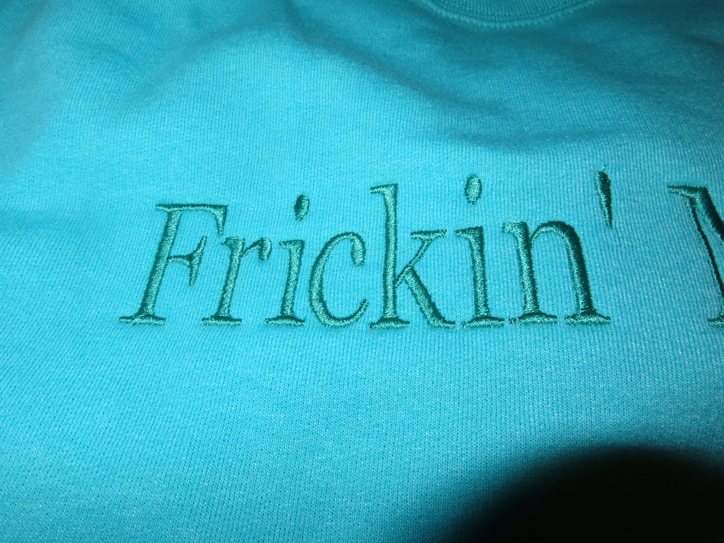 Frickin’ Mint Sweatshirt – Funny Mint Green Crewneck, Trendy Quote Pullover