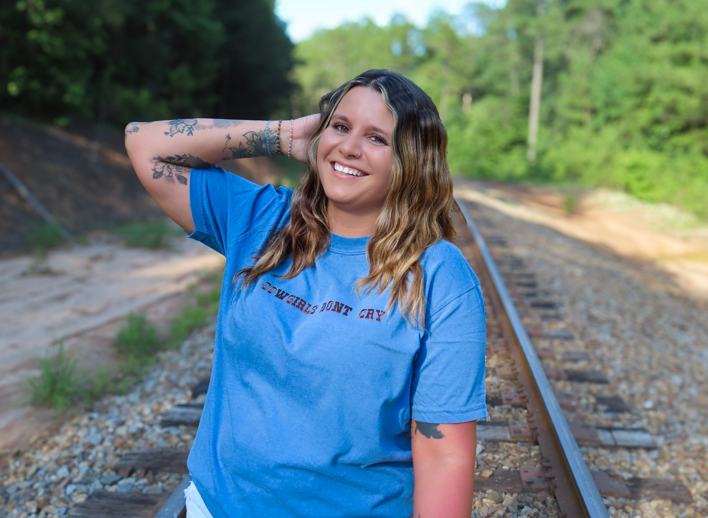 Cowhide Blues Tee