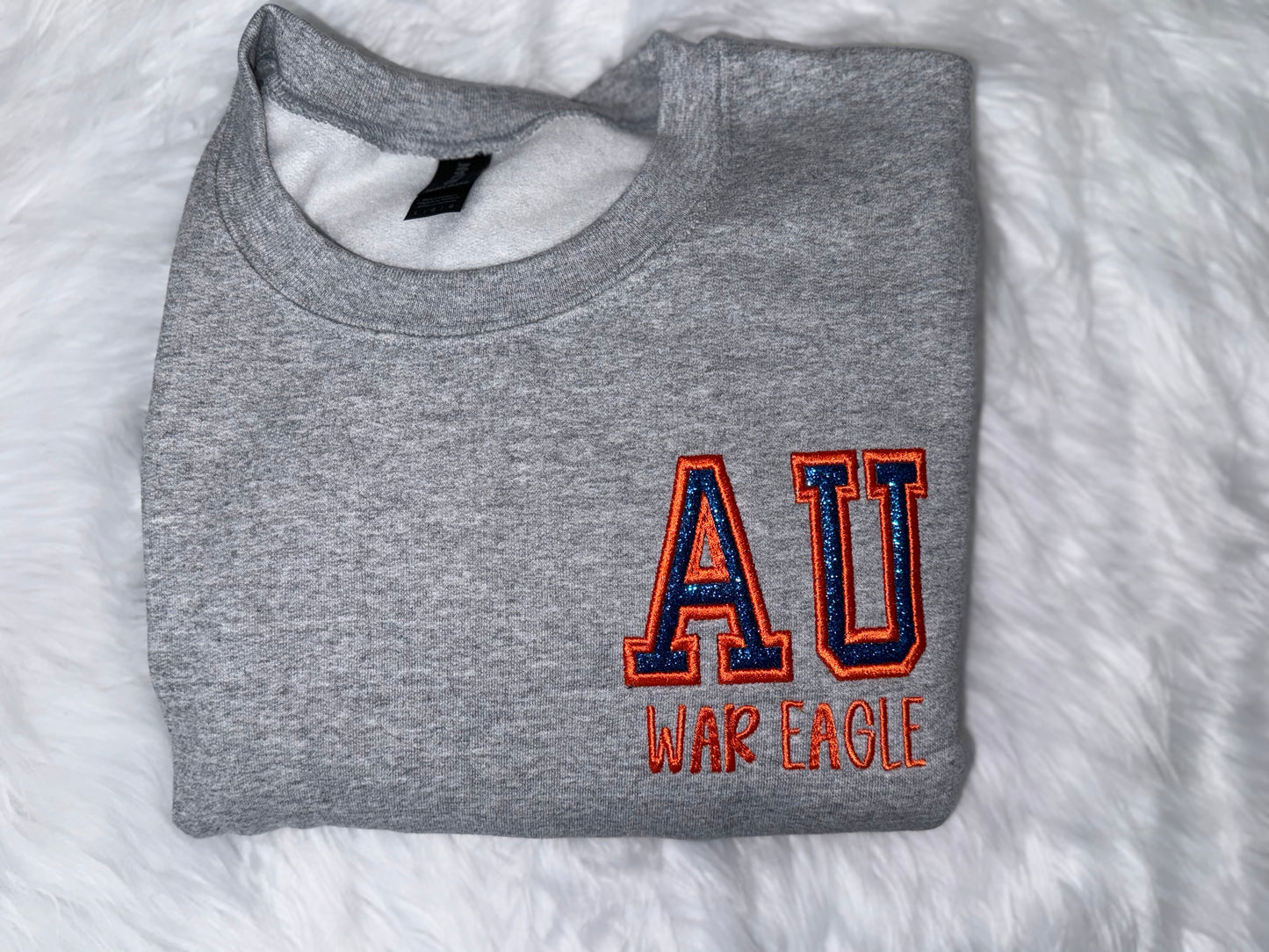 Auburn War Eagle Pocket Embroidered Sweatshirt