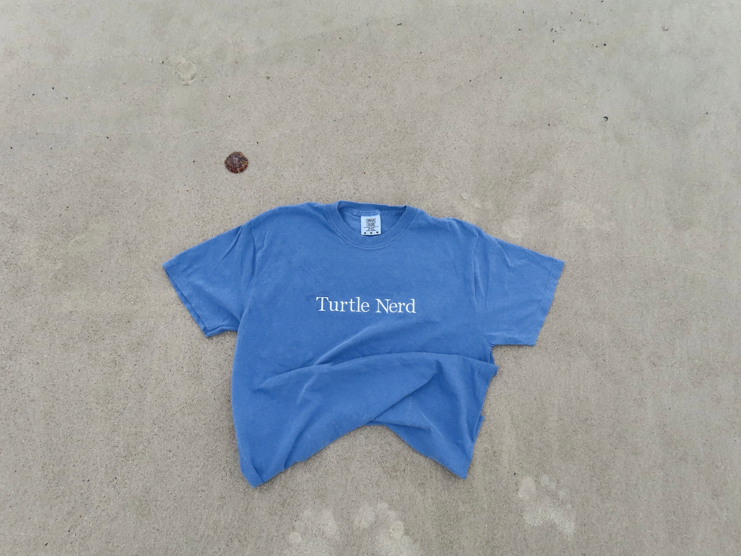 Turtle Nerd Embroidered T-Shirt – Preppy Animal Tee for Nature Lovers
