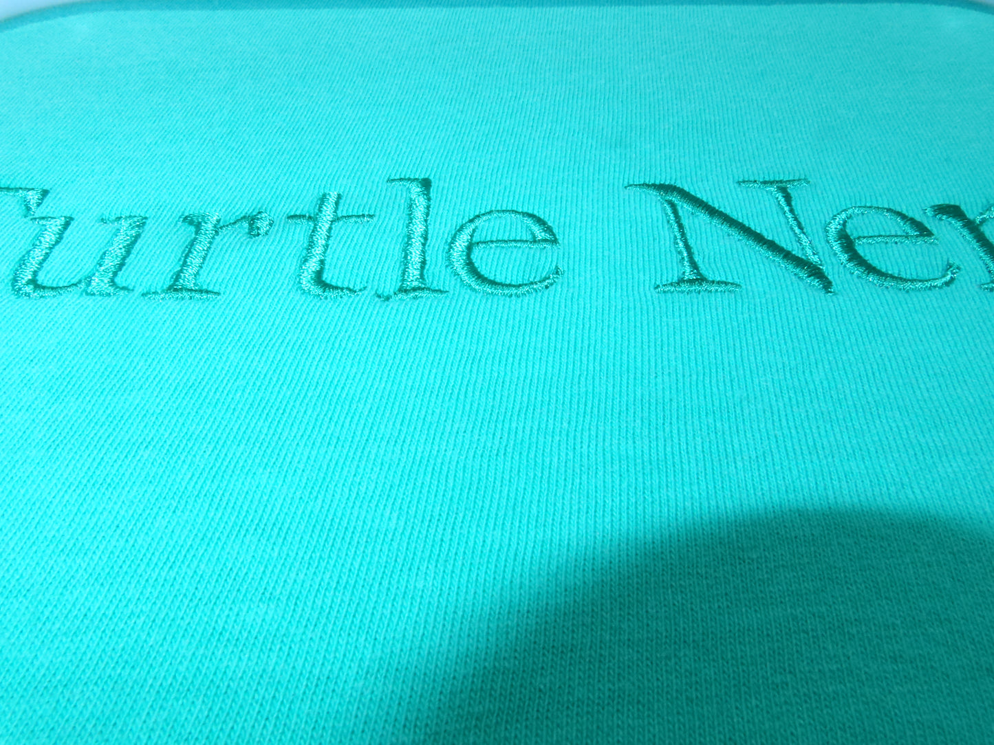 Turtle Nerd Embroidered T-Shirt – Preppy Animal Tee for Nature Lovers