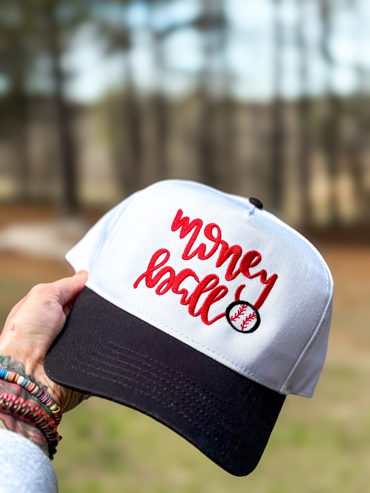 Money Ball Embroidered Hat