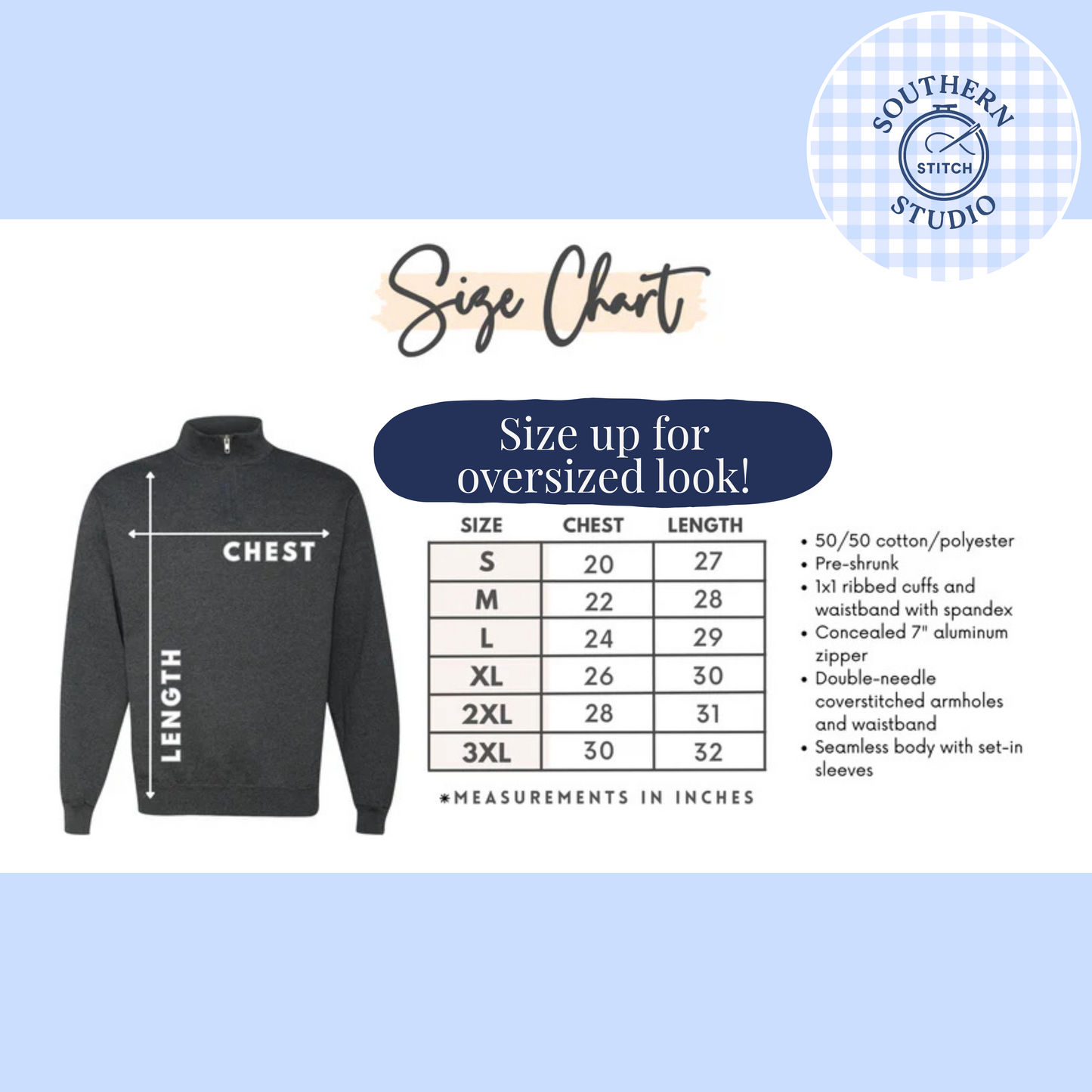 Bows & Hearts Quarter-Zip Sweatshirt โ Southern Sweetheart Style