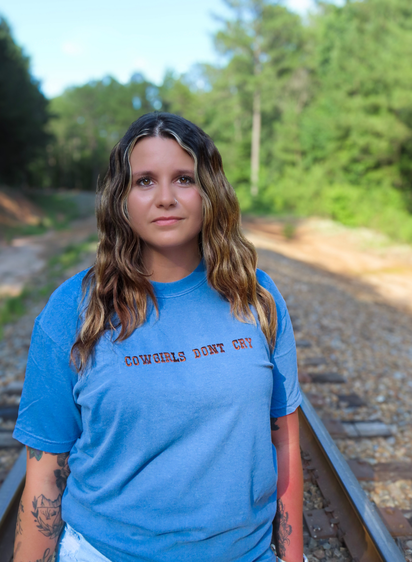 Cowhide Blues Tee