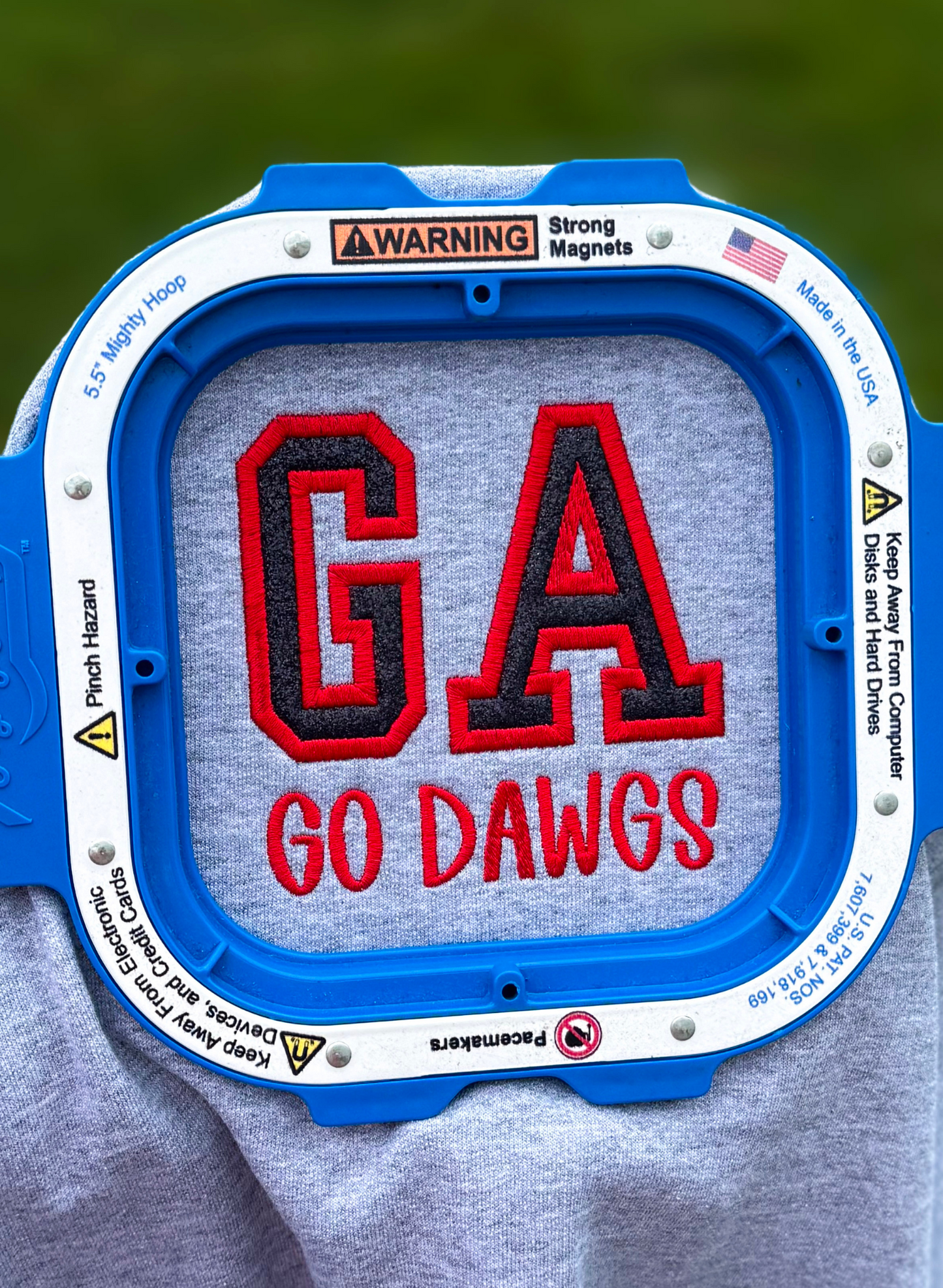 Georgia Go Dawgs Pocket Embroidered Sweatshirt