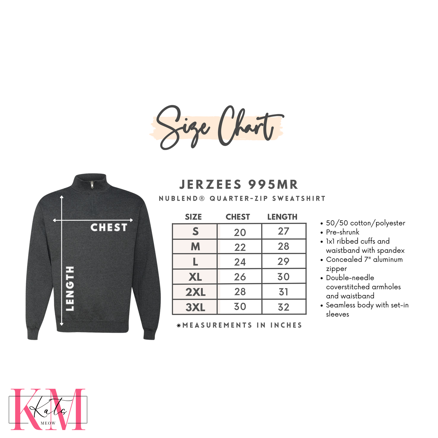 Monogramed Heart Quarter-Zip Sweatshirt