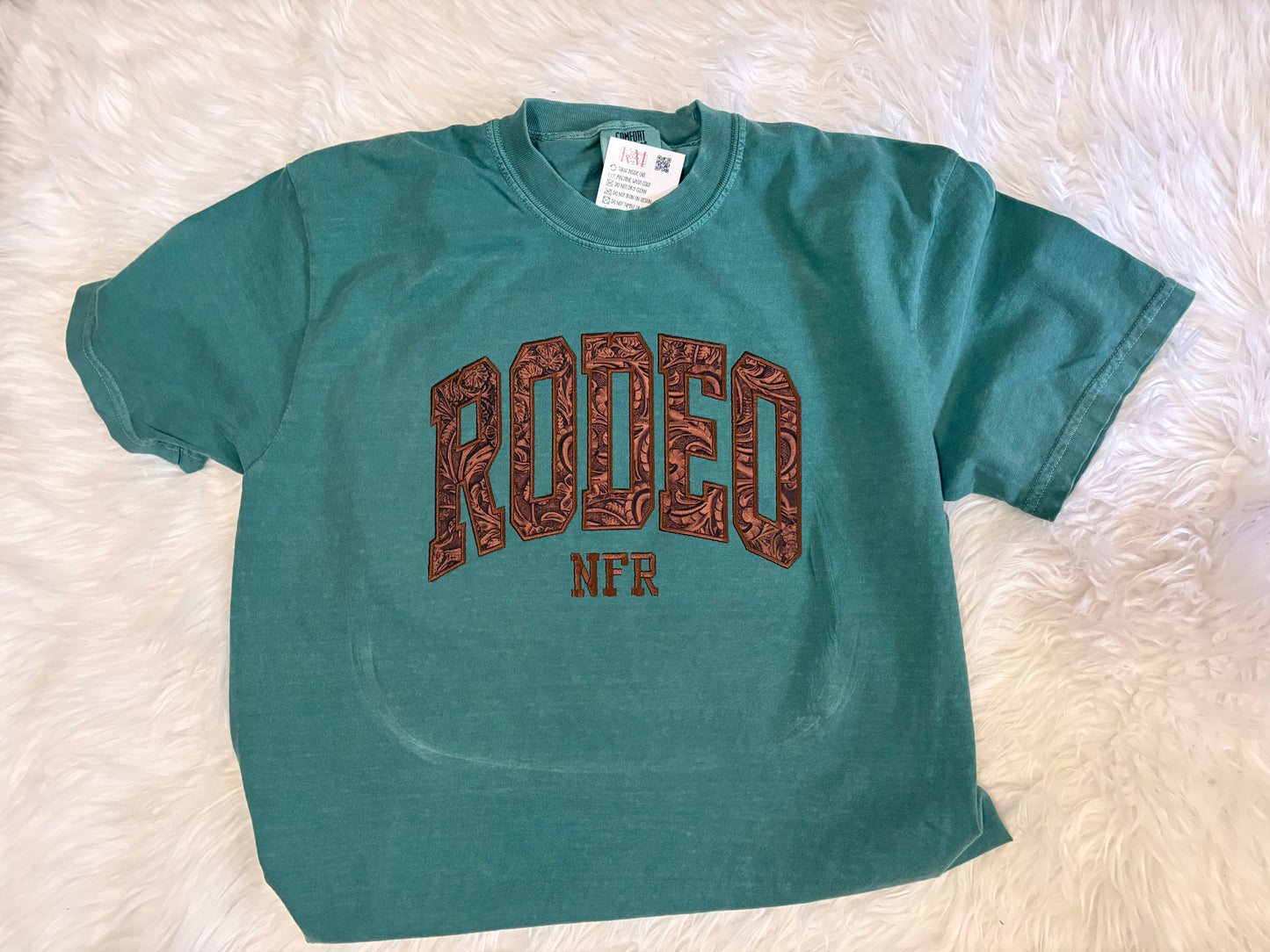 Western Rodeo Tshirt Embroidered