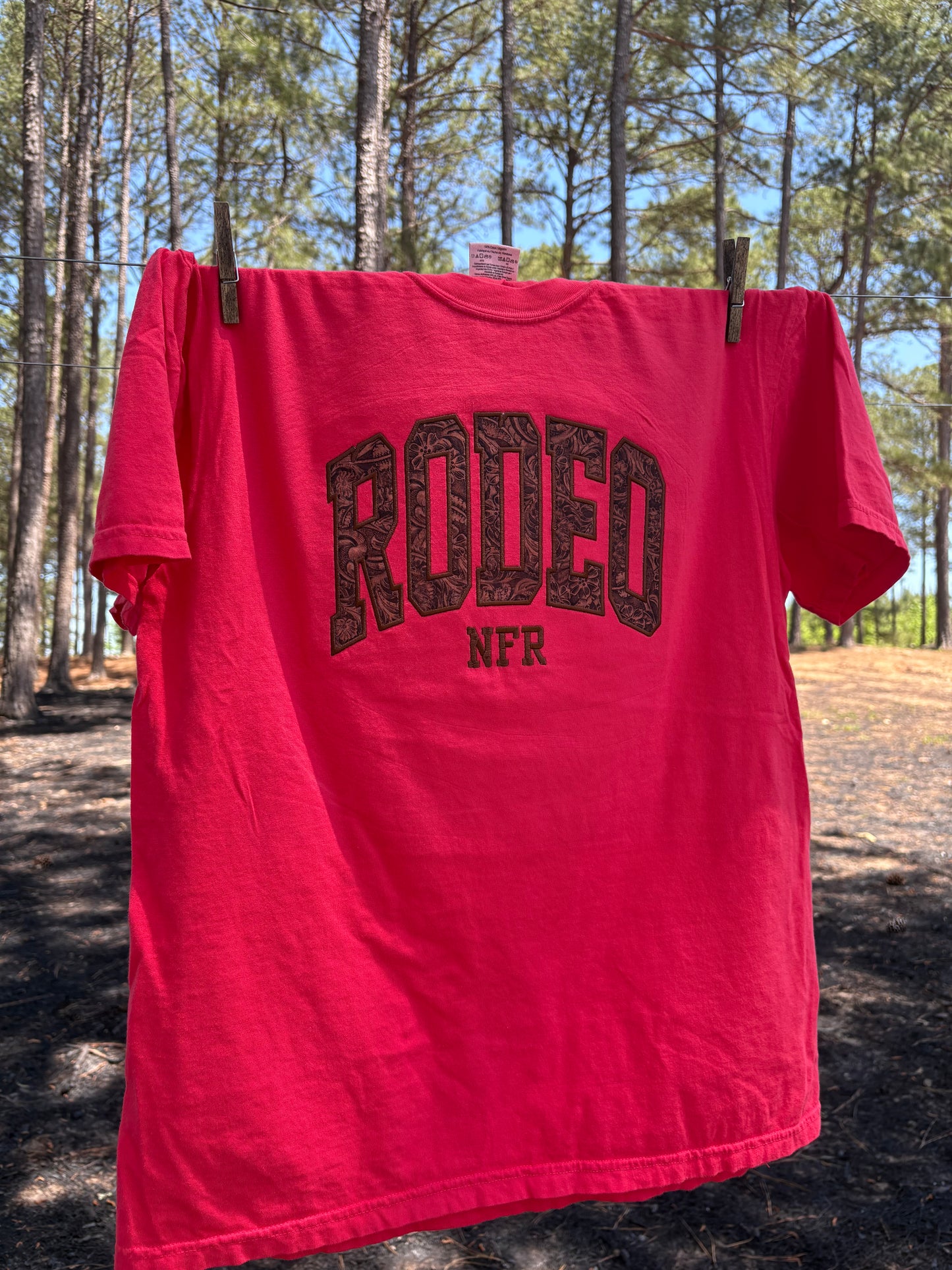 Western Rodeo Tshirt Embroidered