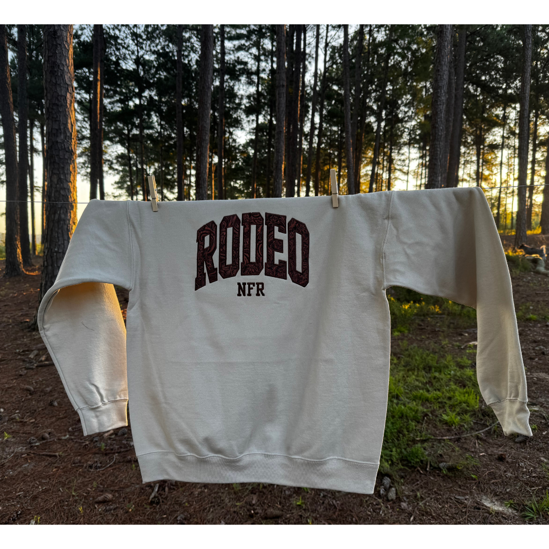 NFR Rodeo Embroidered Sweatshirt