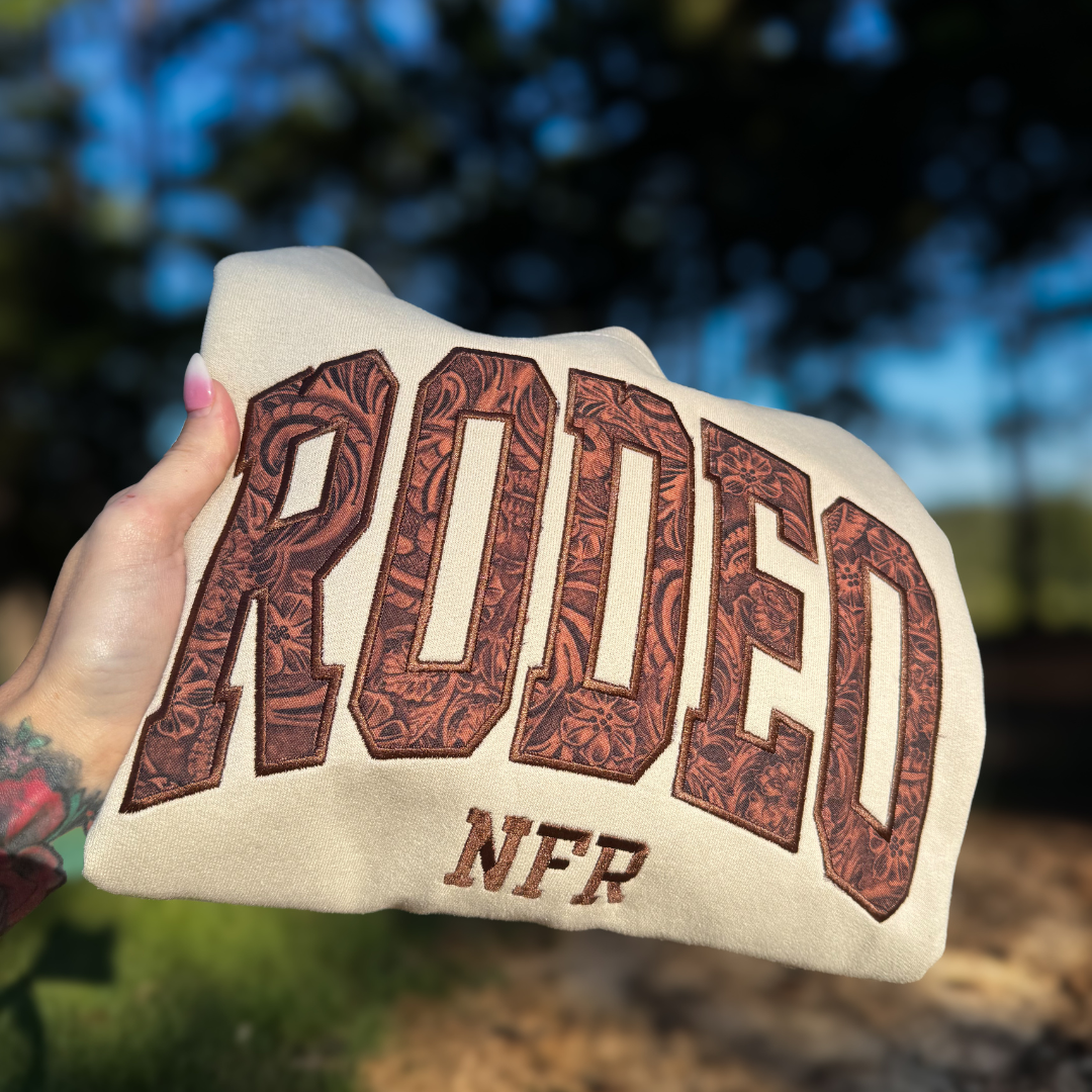 NFR Rodeo Embroidered Sweatshirt