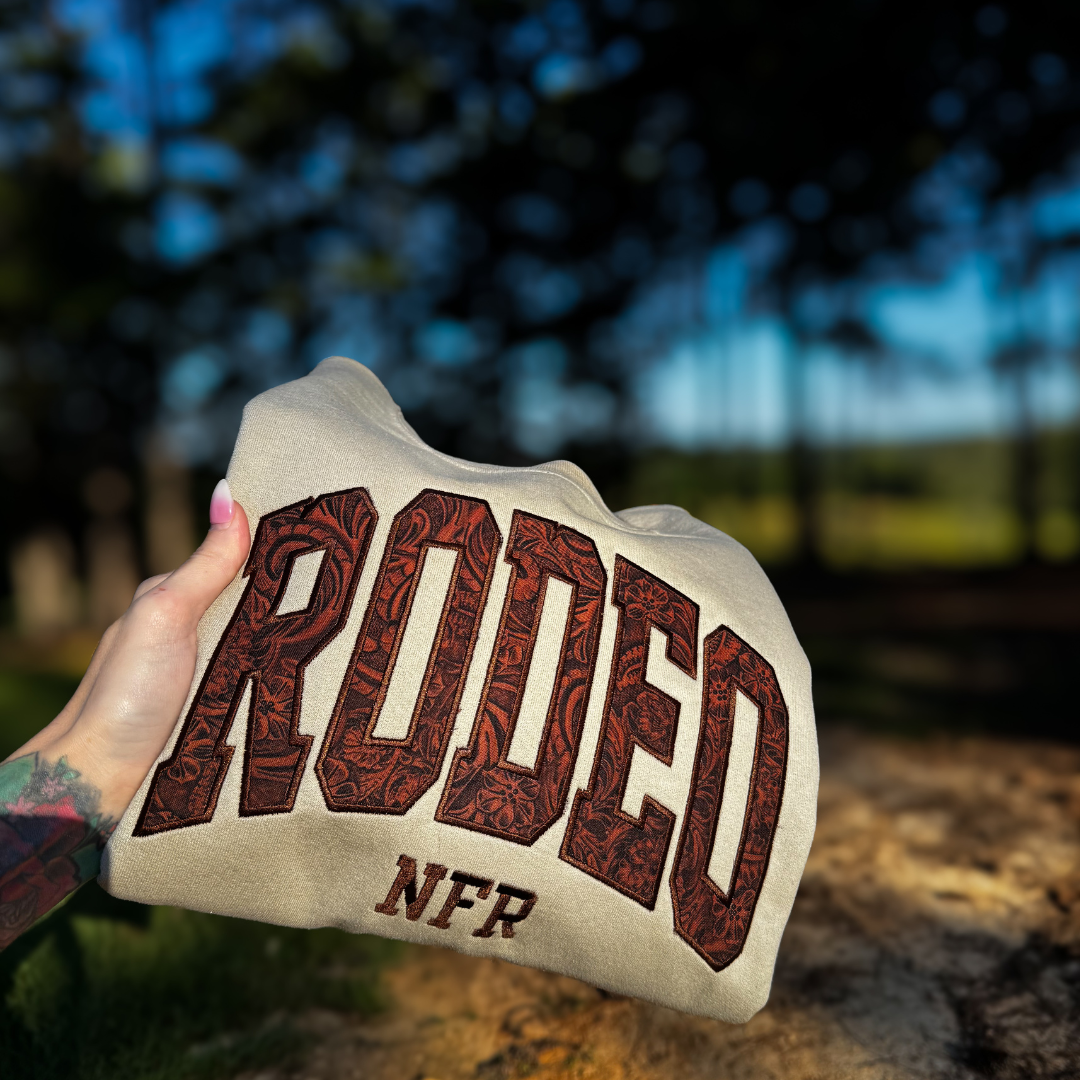 NFR Rodeo Embroidered Sweatshirt