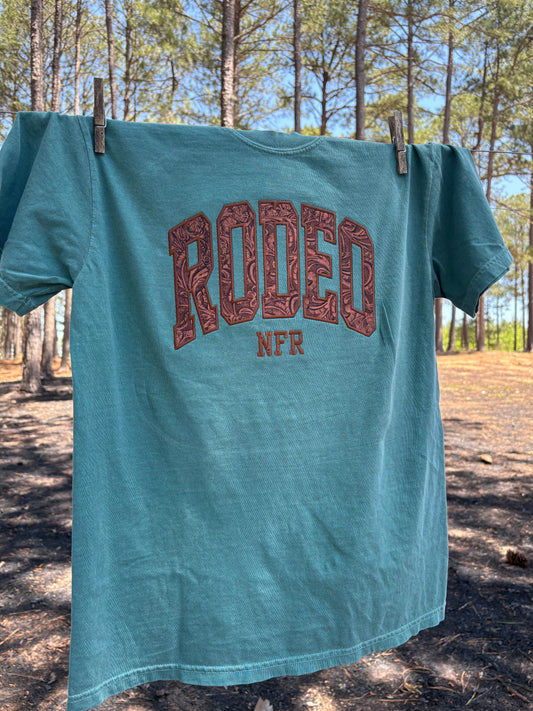 Western Rodeo Tshirt Embroidered