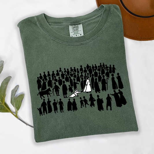 By His Wounds We Are Healed Isaiah 53:5 Jesus and Woman Faith T-Shirt – Unisex Christian Shirt