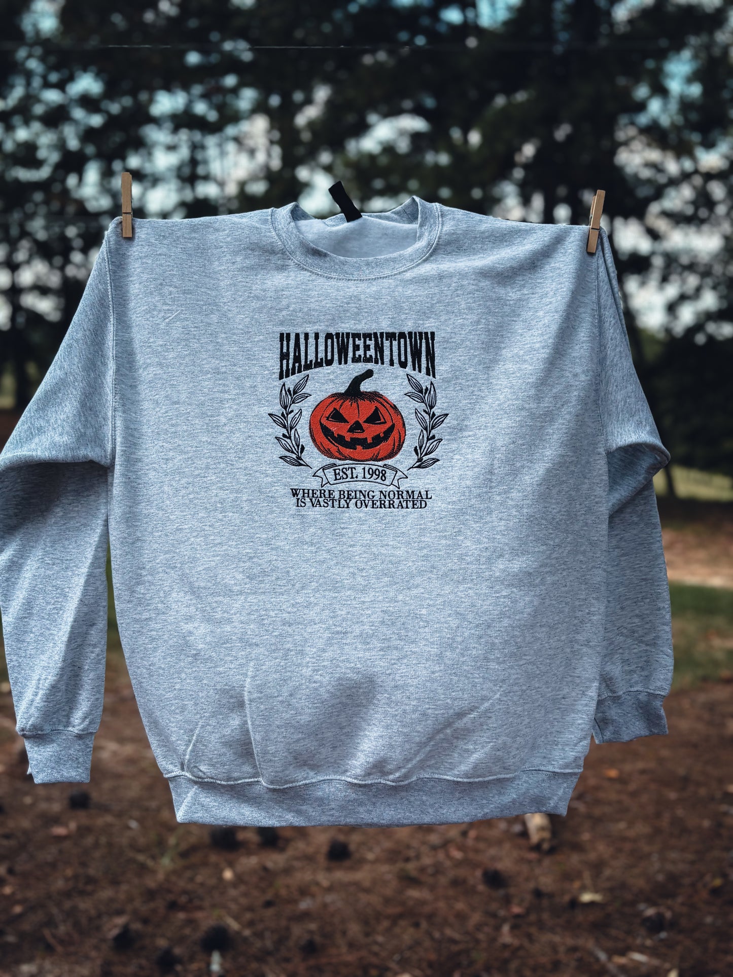 Halloweentown Embroidered Sweatshirt