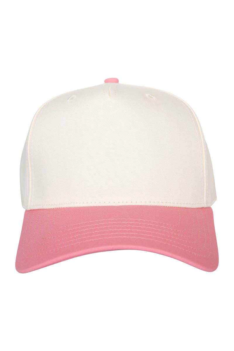 Pink And Tan Two Toned Boutique Vintage Hat For Women Wholesale