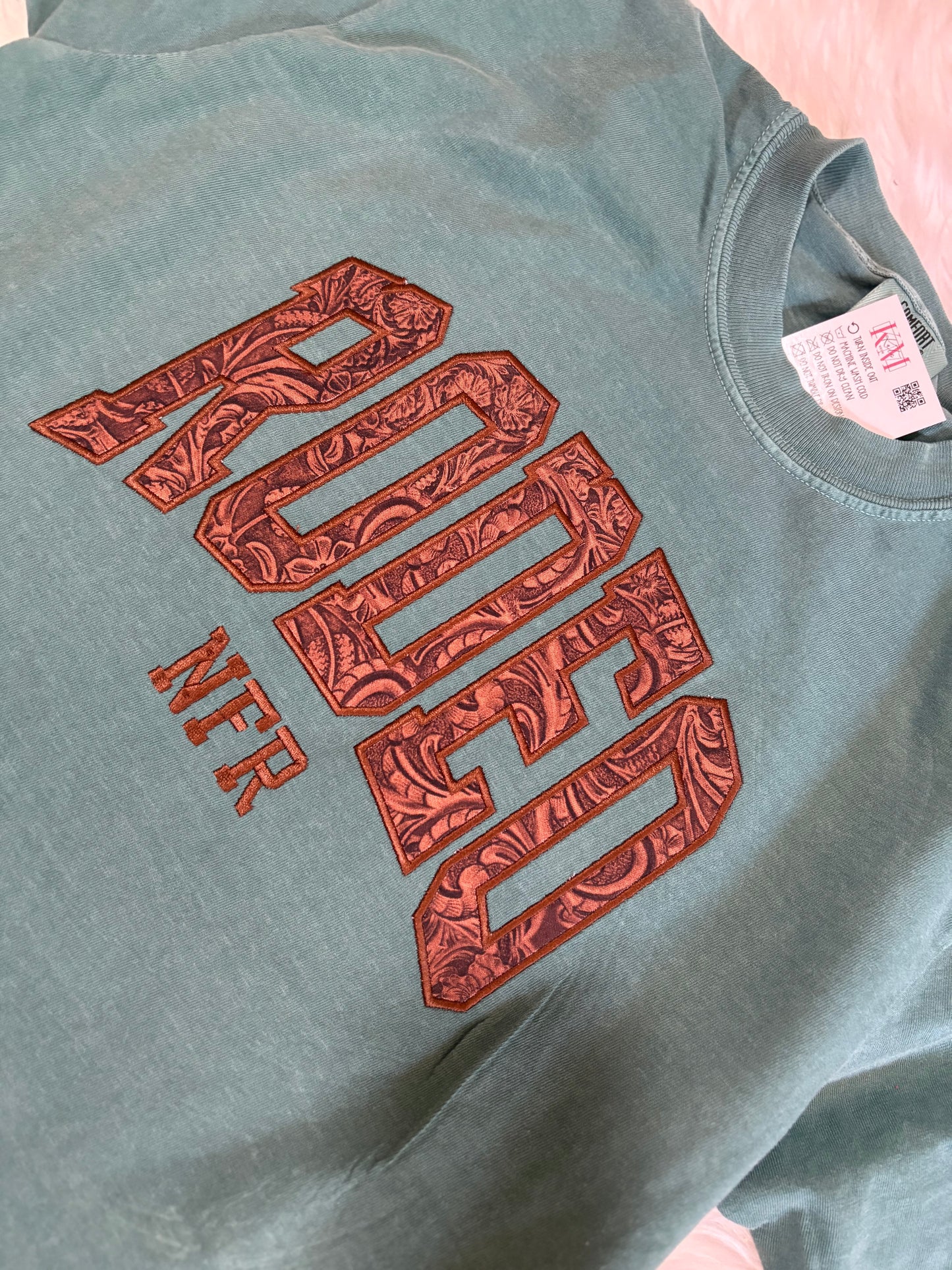 Western Rodeo Tshirt Embroidered