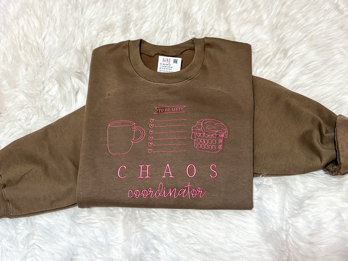 Chaos Coordinator Embroidered Sweatshirt