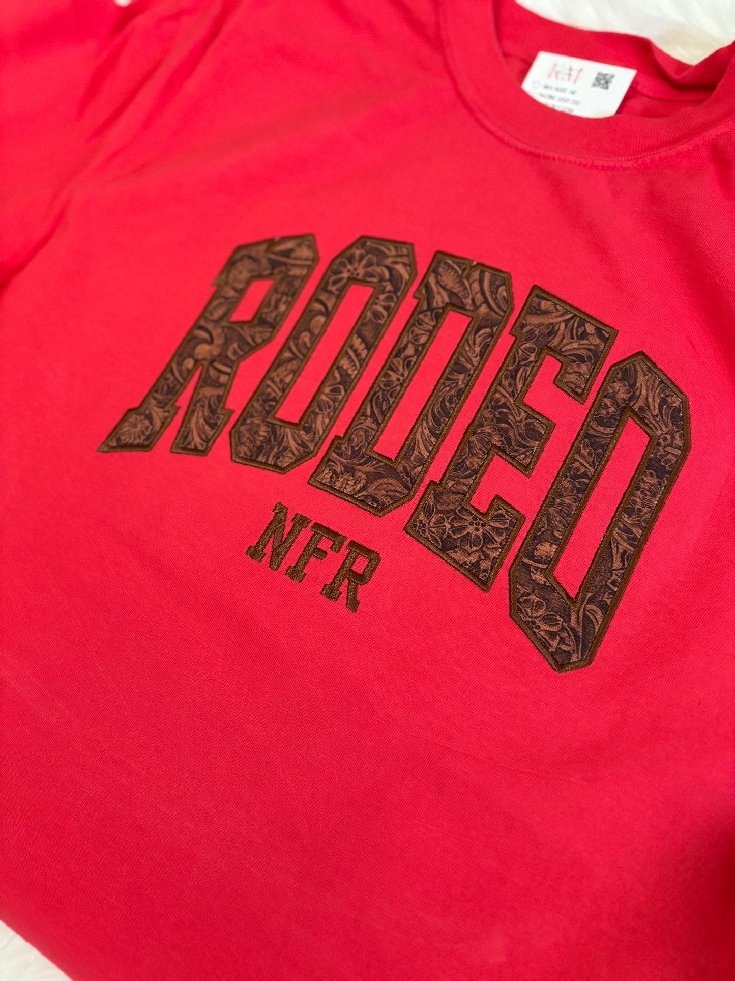 Western Rodeo Tshirt Embroidered