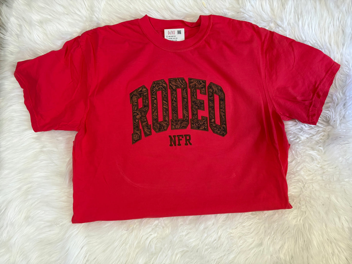 Western Rodeo Tshirt Embroidered