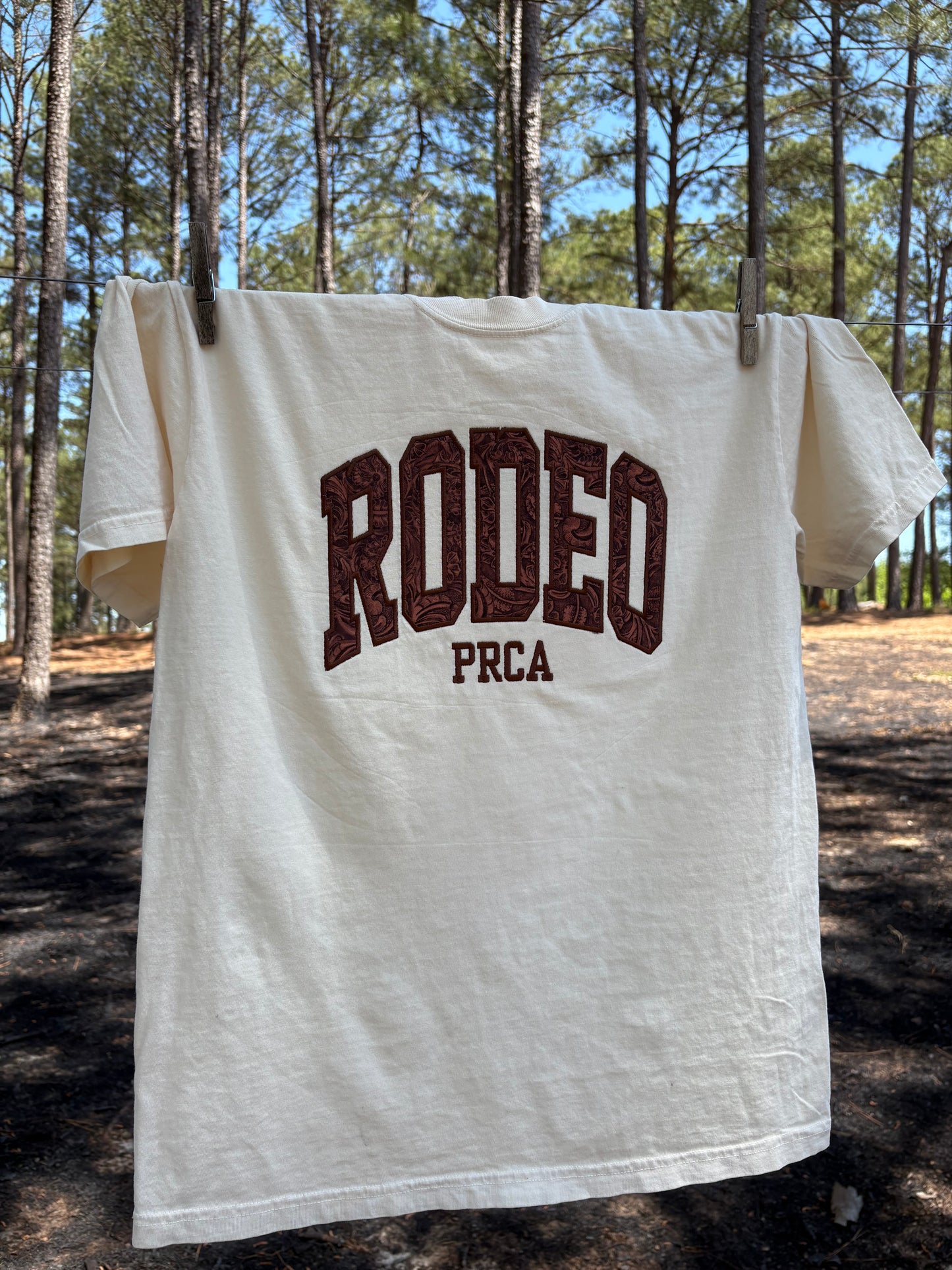 Western Rodeo Tshirt Embroidered