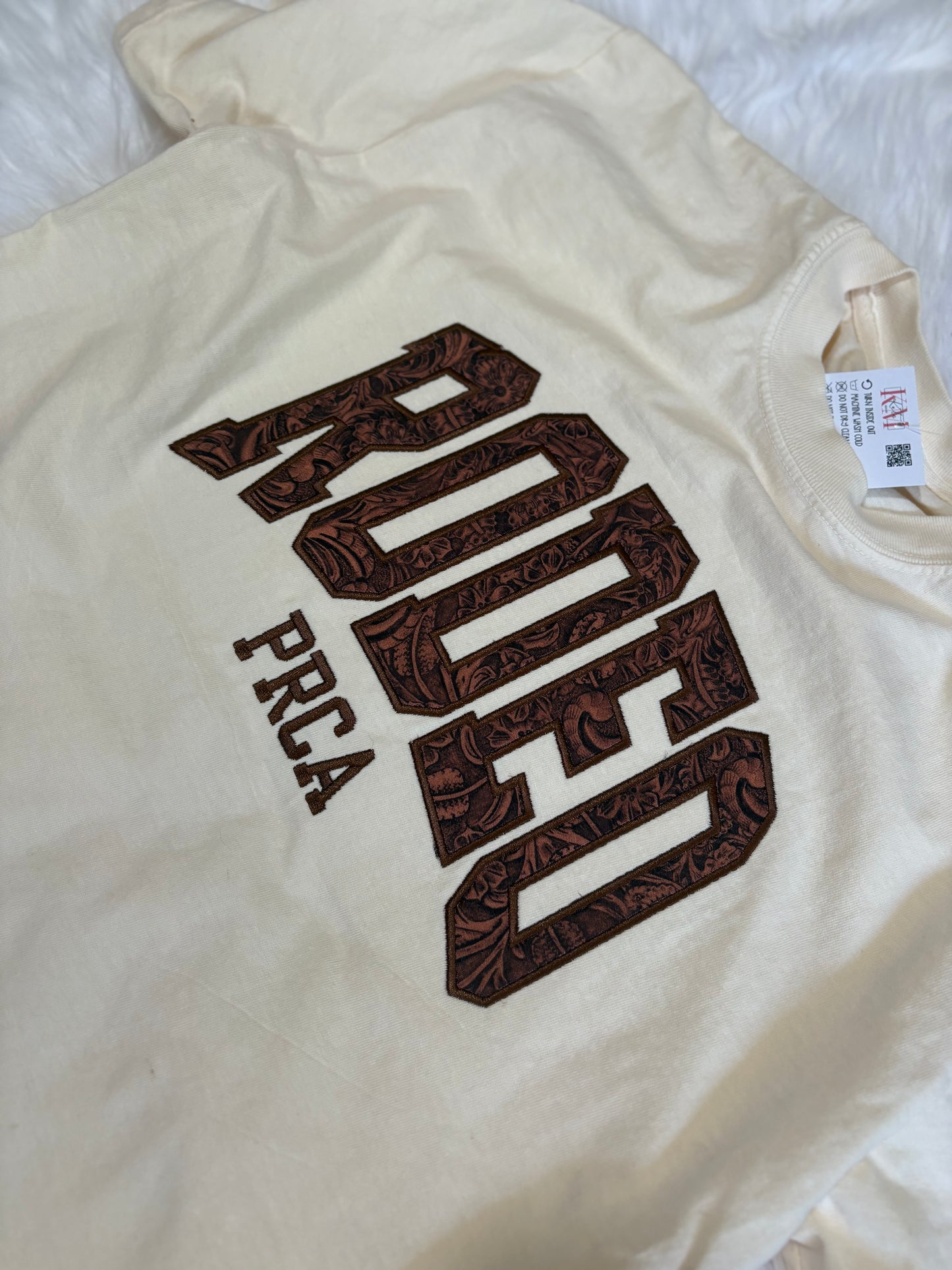 Western Rodeo Tshirt Embroidered