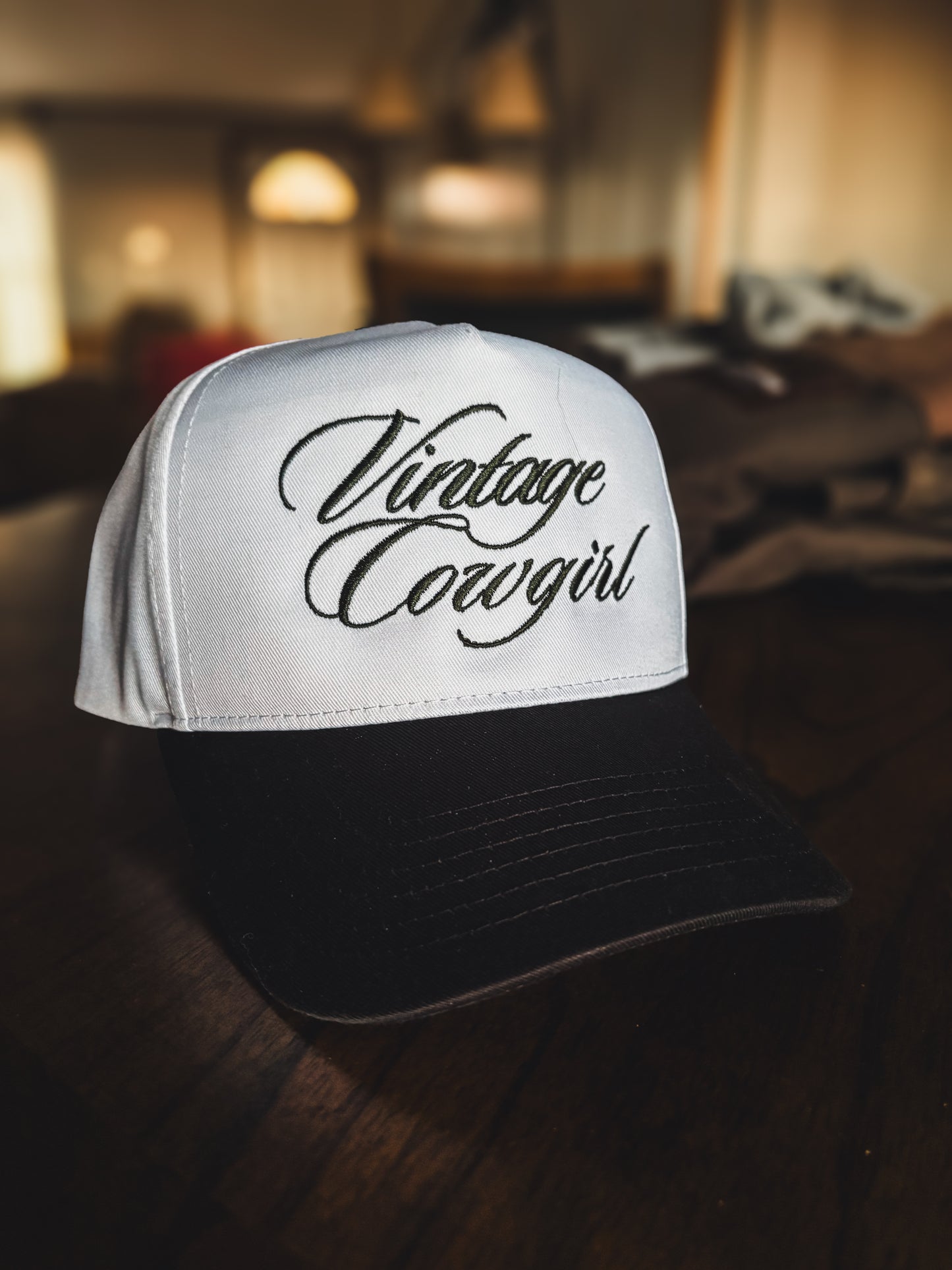 Vintage Cowgirl Embroidered Hat