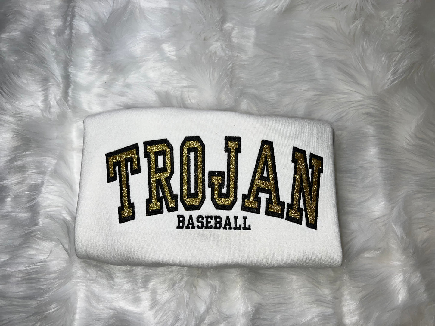 Trojan Embroidered Sweatshirt