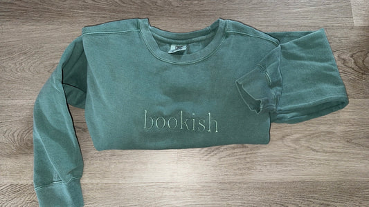 Bookish Embroidered Sweatshirt