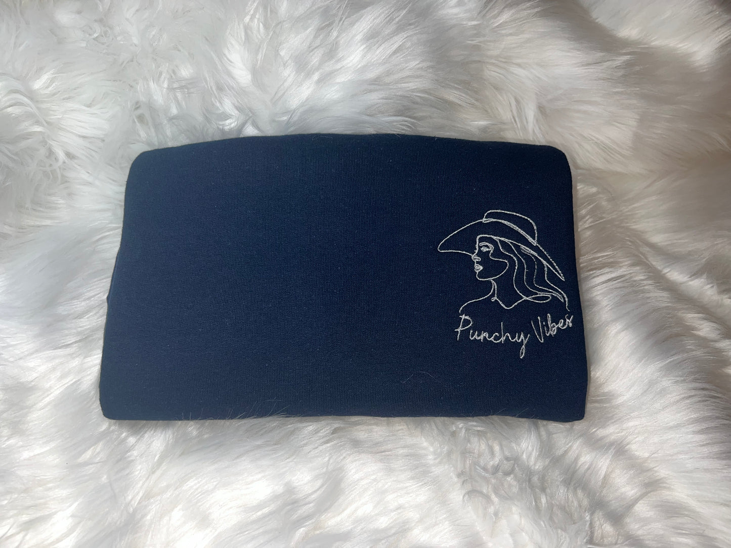 Punchy Vibes Embroidered Sweatshirt