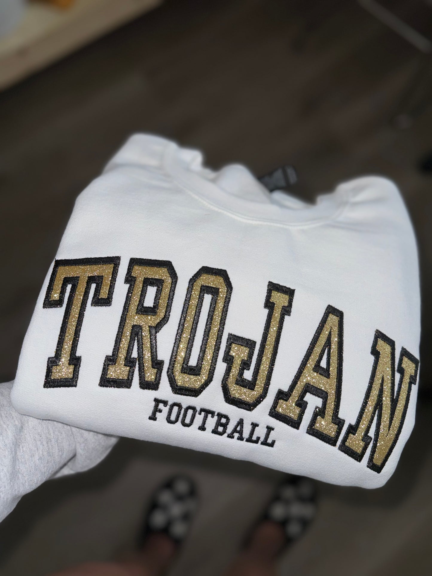 Trojan Embroidered Sweatshirt