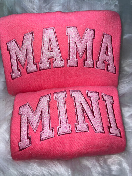 Mama & Mini Embroidered Set