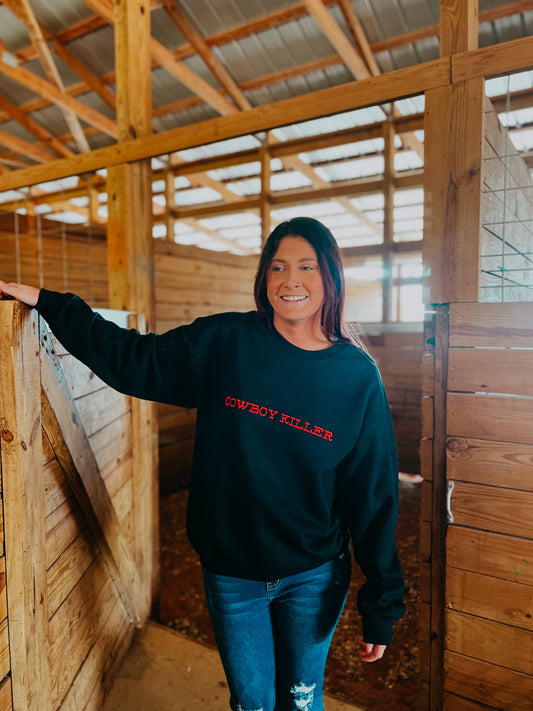 Cowboy Killer Embroidered Sweatshirt