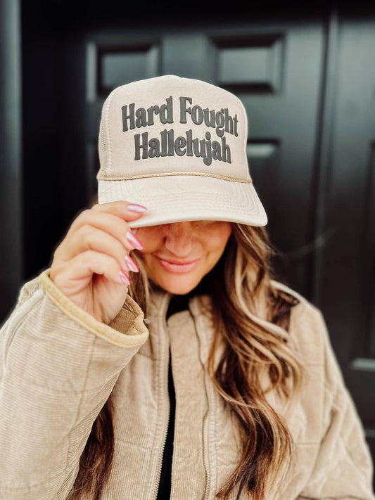 Hard Fought Hallelujah Trucker Hat – Southern Faith & Grit